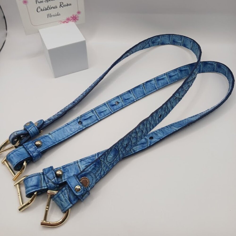 Brahmin replacement straps Electric Blue color Used